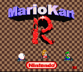 Screenshot Thumbnail / Media File 1 for Super Mario Kart (USA) [Hack by d4s v1.1] (~Mario Kart R)